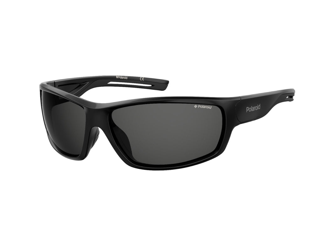 Polaroid Unisex Pld 7029/S 807/M9 Occhiali Da Sole Plastica Nero Grigio Squadrata Polarizzata