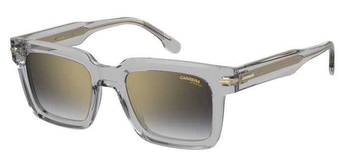 Carrera Uomo Carrera 316/S Kb7/Fq Occhiali Da Sole Acetato Grigio Grigio/Oro Squadrata  Specchiato