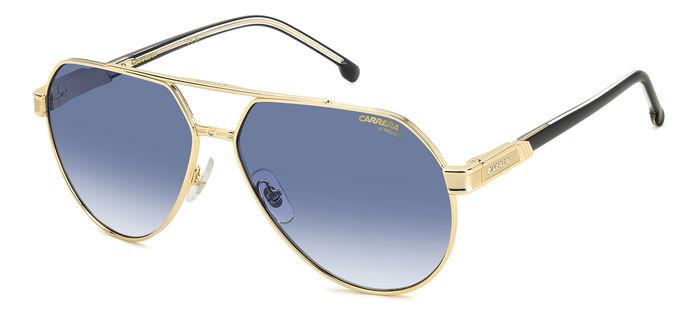 Carrera Uomo Carrera 1067/S J5G/08 Occhiali Da Sole Metallo Oro Blu Pilot  Sfumato