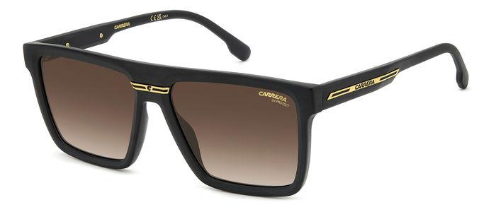 Carrera Uomo Victory C 03/S 003/86 Occhiali Da Sole Bio Poliammide Nero-Opaco Marrone Squadrata  Sfumato