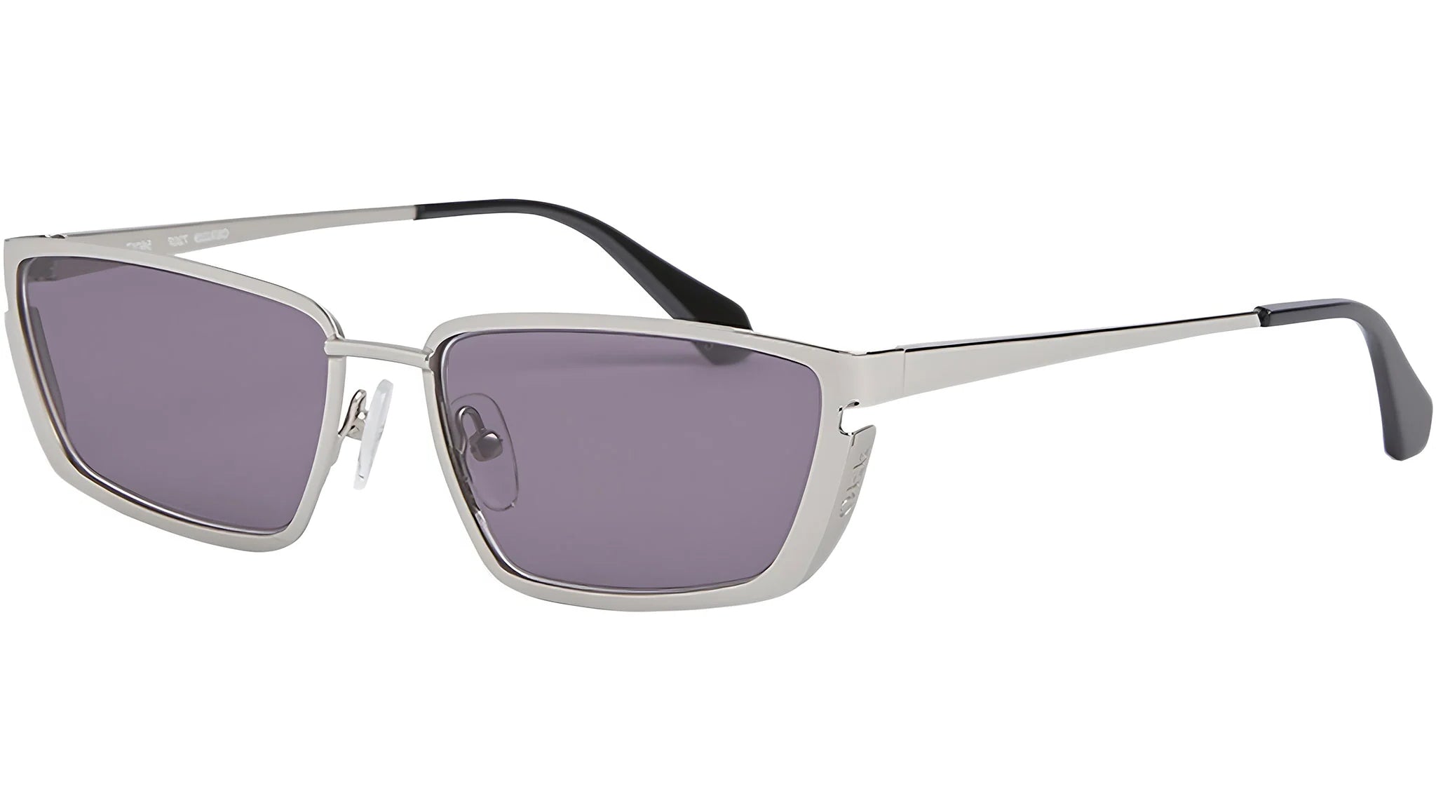 Off-White Unisex Oeri119 Richfield 7207 Silver Occhiali Da Sole Metallo Argento Grigio Squadrata Normale
