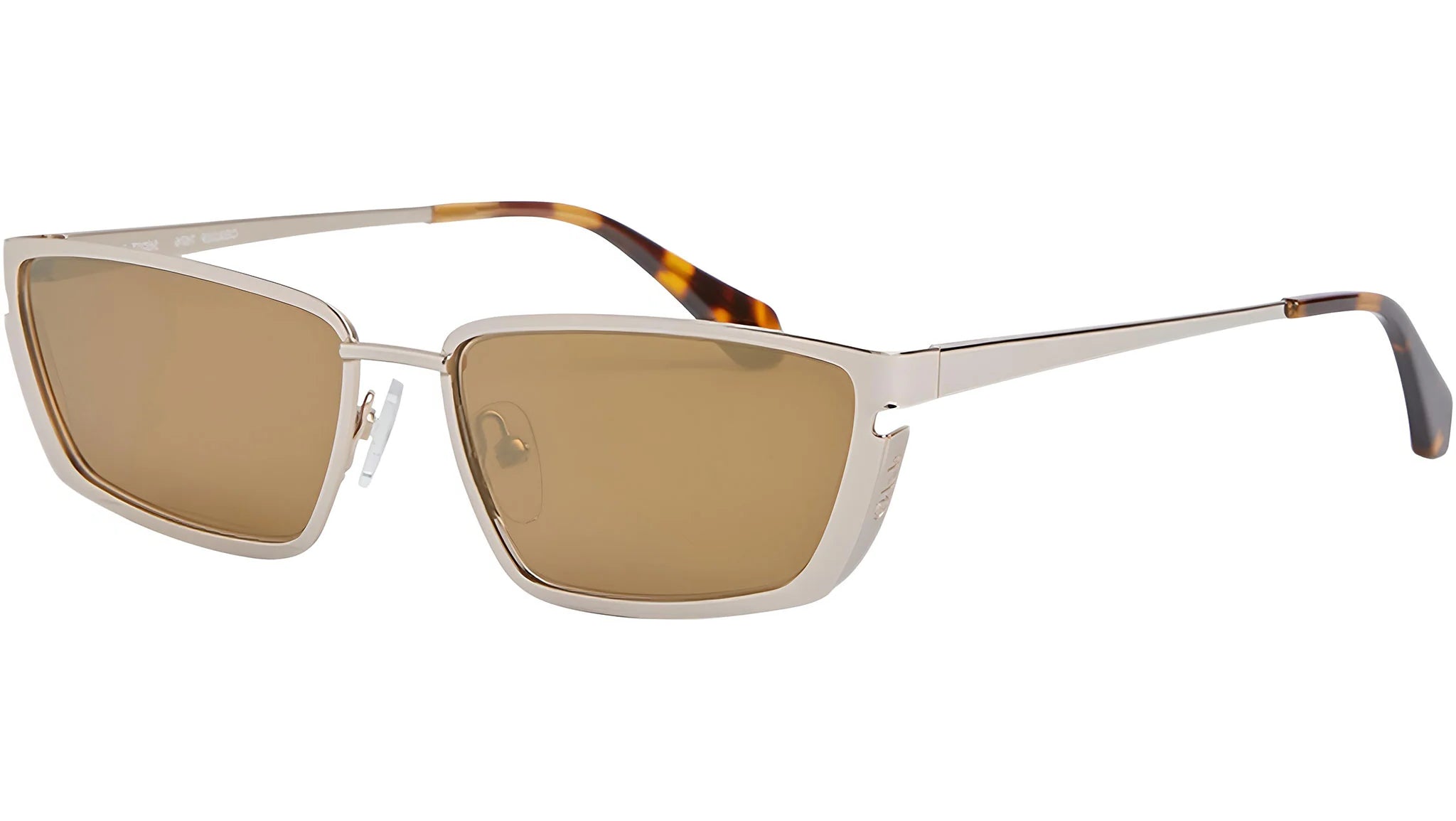 Off-White Unisex Oeri119 Richfield 7676 Gold Gold Occhiali Da Sole Metallo Oro Oro Squadrata Normale