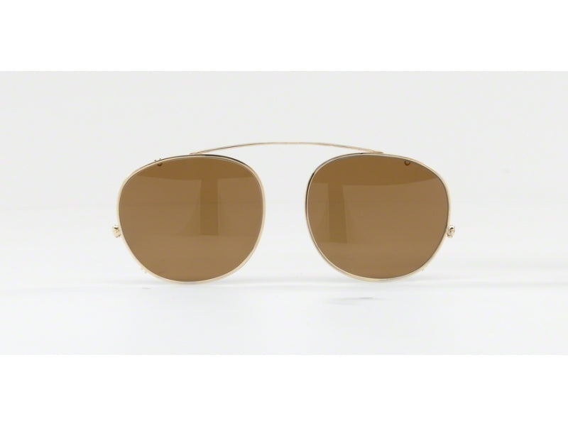 Persol Uomo Po7007C 515/83 Clip On Metallo Oro Marrone Squadrata Polarizzata Clip-On