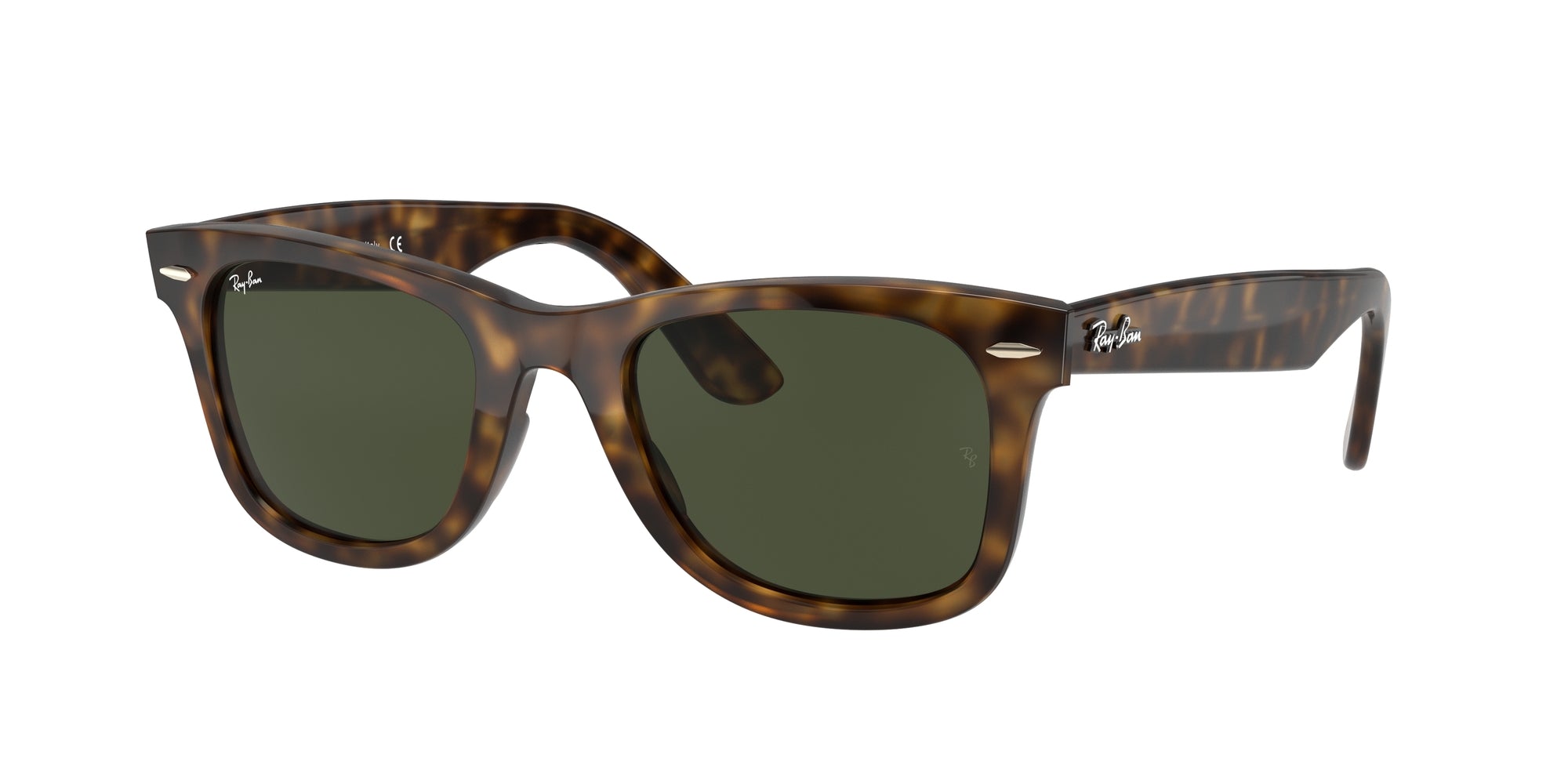Ray - Ban Unisex Rb4340 Wayfarer Ease 710 Occhiali Da Sole Iniettato Tartaruga G15 Squadrata Normale