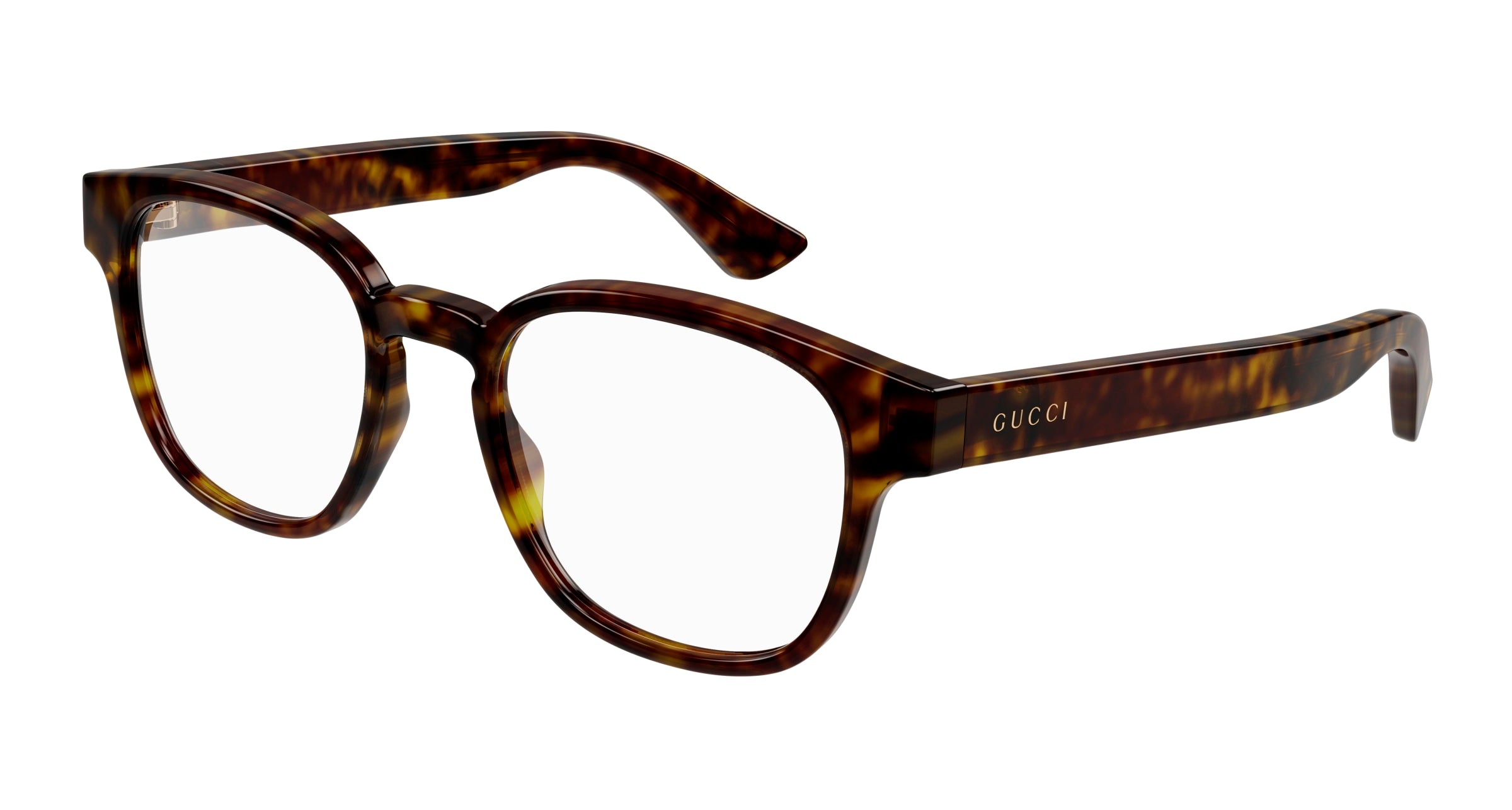 Gucci Uomo Gg1343O 002 Montature Da Vista Plastica Havana  Squadrata
