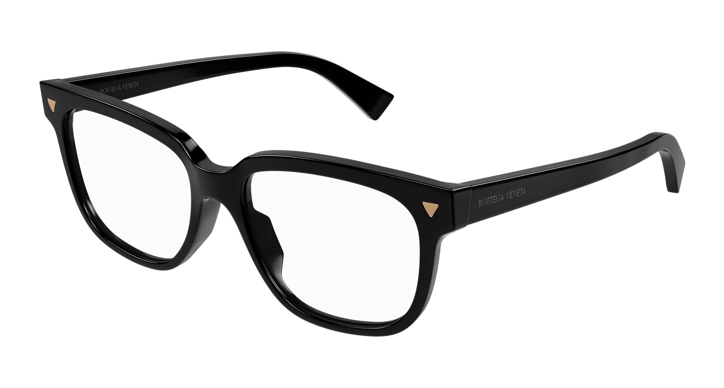 Bottega Veneta Donna Bv1257O 001 Montature Da Vista Acetato Nero  Squadrata