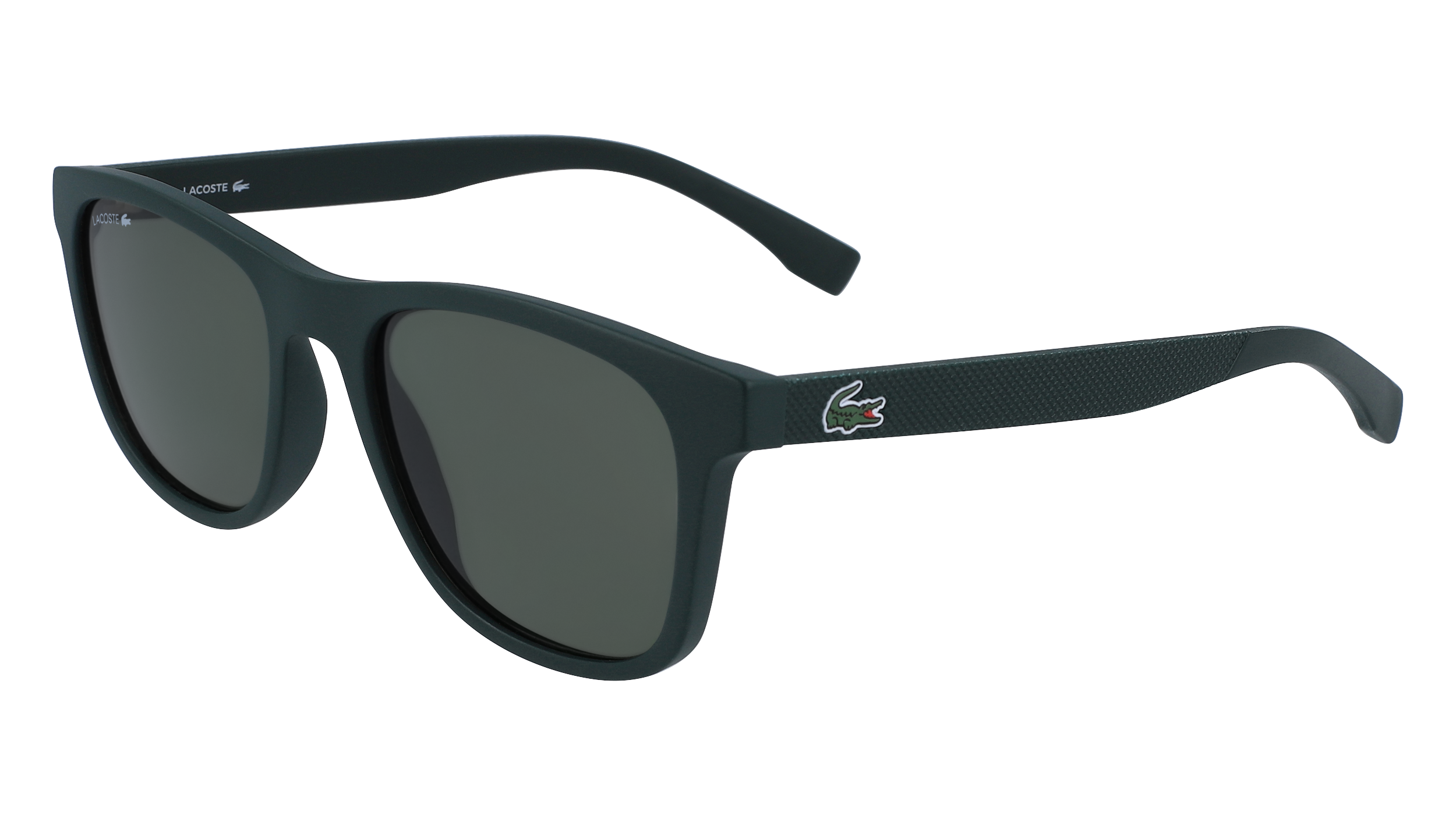 Lacoste Uomo L884S 315 Occhiali Da Sole Iniettato Verde Verde Squadrata Normale Fotocromatiche