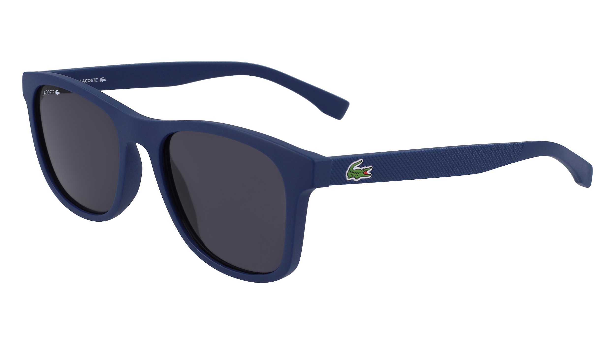 Lacoste Uomo L884S 424 Occhiali Da Sole Iniettato Blu Grigio Squadrata Normale Fotocromatiche