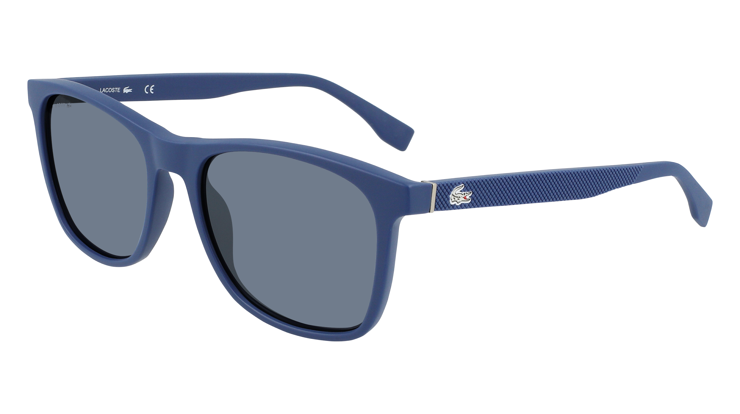 Lacoste Uomo L860Se 424 Occhiali Da Sole Bio-Iniettato Blu Blu Squadrata Normale Normale