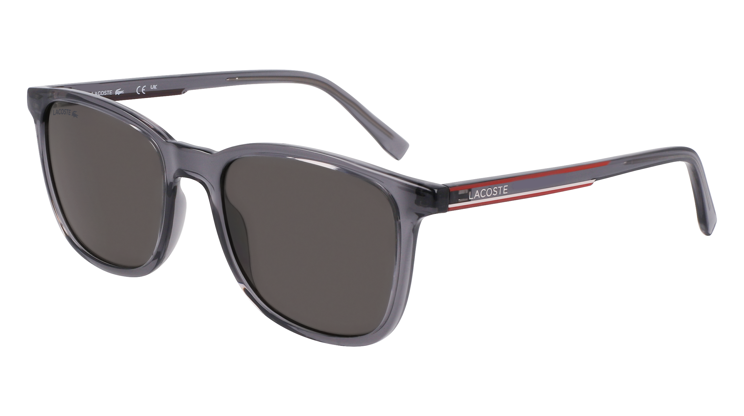 Lacoste Uomo L915S 038 Occhiali Da Sole Iniettato Grigio Grigio Squadrata Normale Fotocromatiche