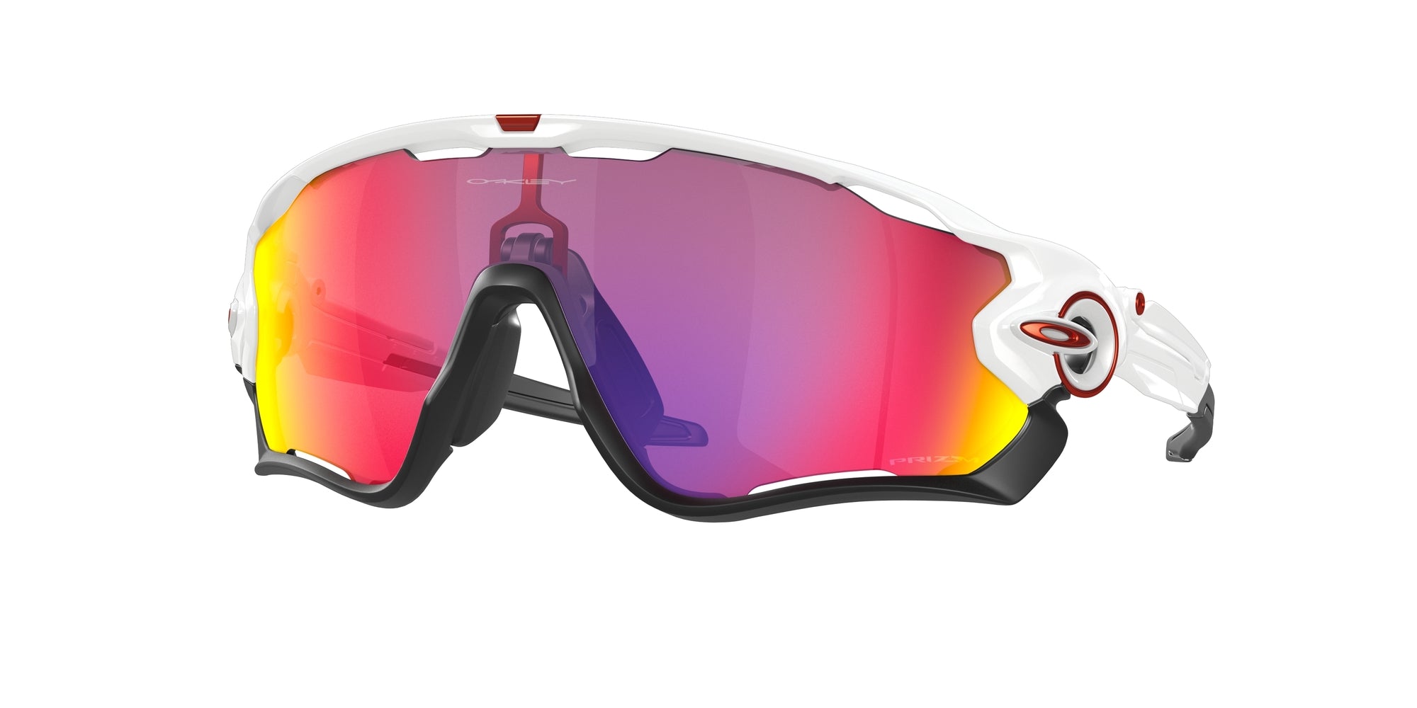 Oakley Uomo Oo9290 Jawbreaker 929005 Occhiali Da Sole O_Matter Bianco Viola Maschera Normale Prizm