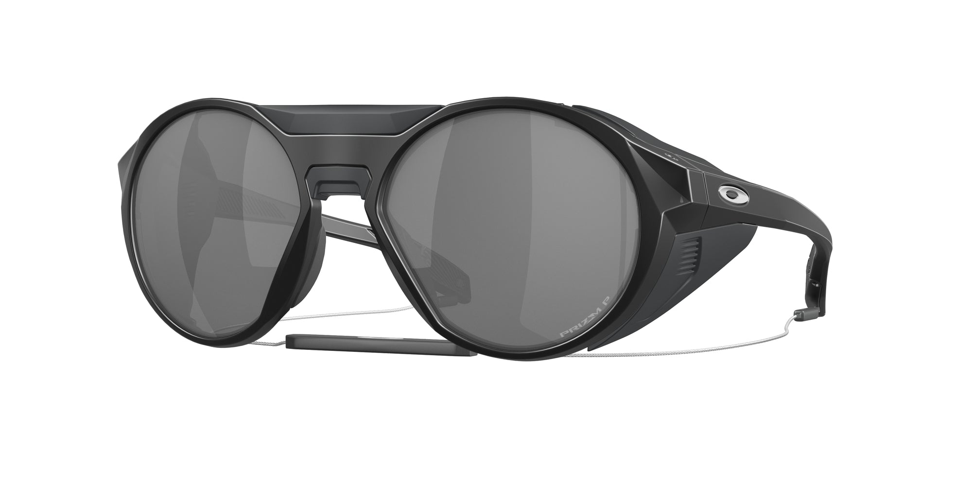 Oakley Uomo Oo9440 Clifden 944009 Occhiali Da Sole O_Matter Nero Grigio Rotonda Polarizzata Prizm