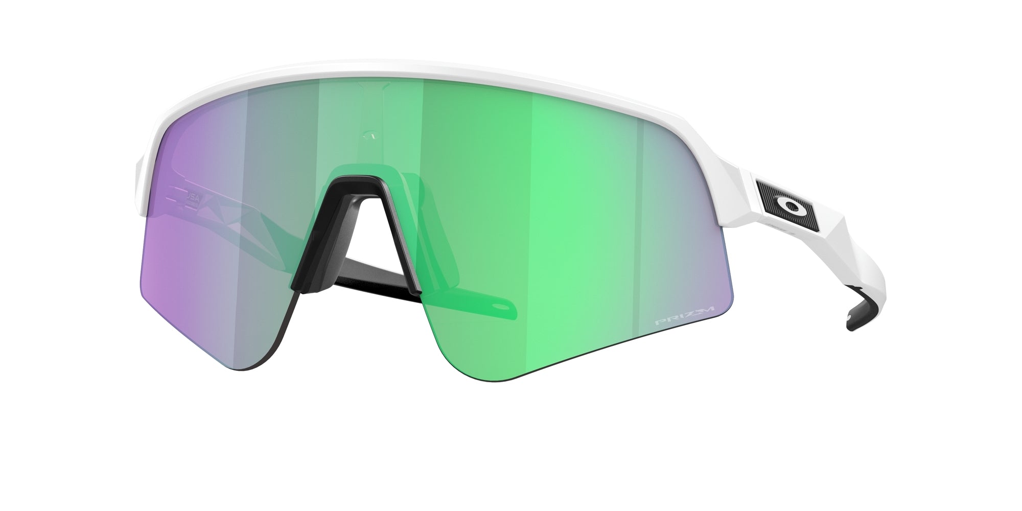Oakley Uomo Oo9465 Sutro Lite Sweep 946504 Occhiali Da Sole O_Matter Bianco Prizm Road Jade Maschera Normale Prizm