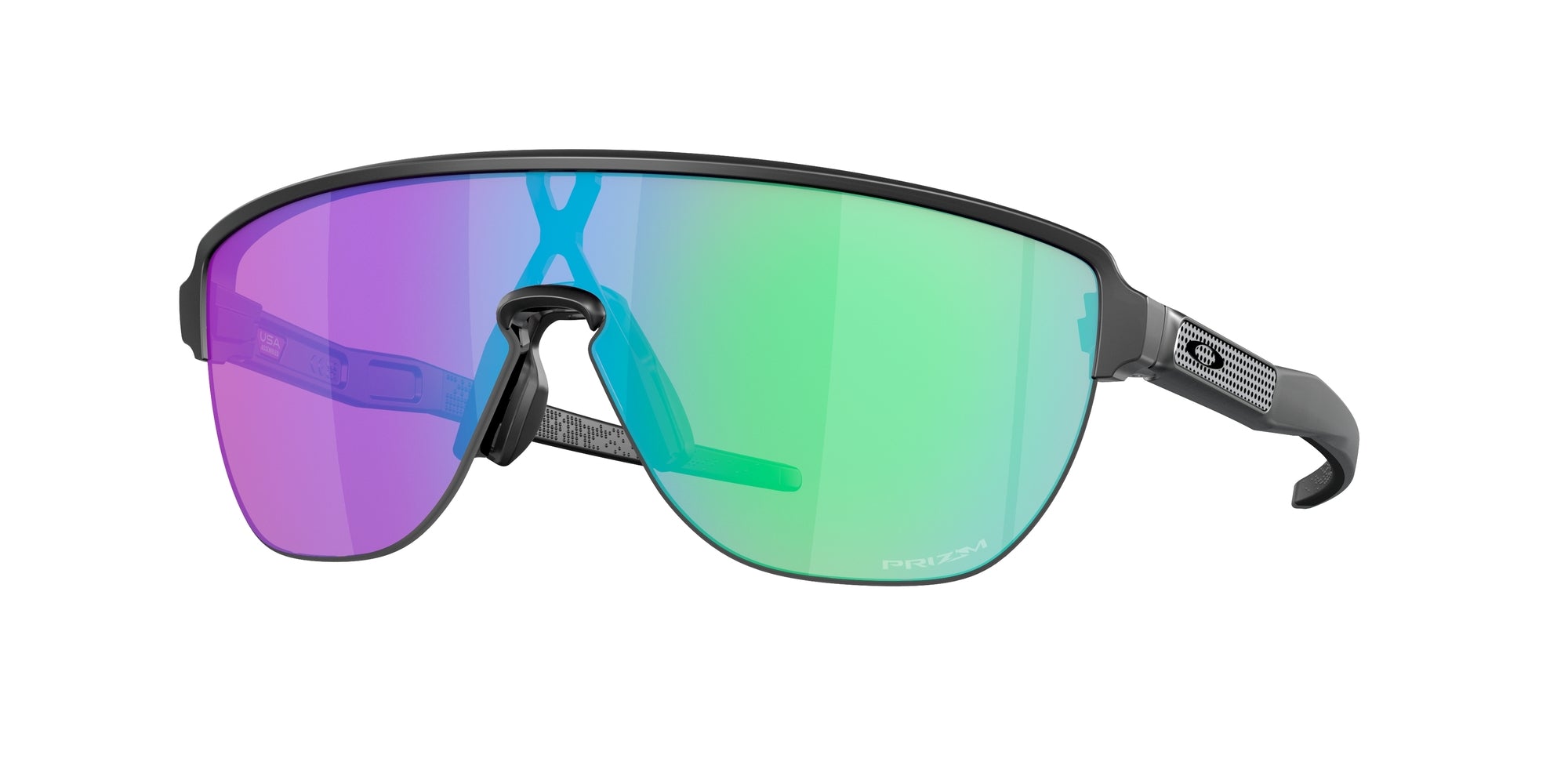 Oakley Uomo Oo9248 Corridor 924809 Occhiali Da Sole O_Matter Nero Viola Maschera Normale Prizm