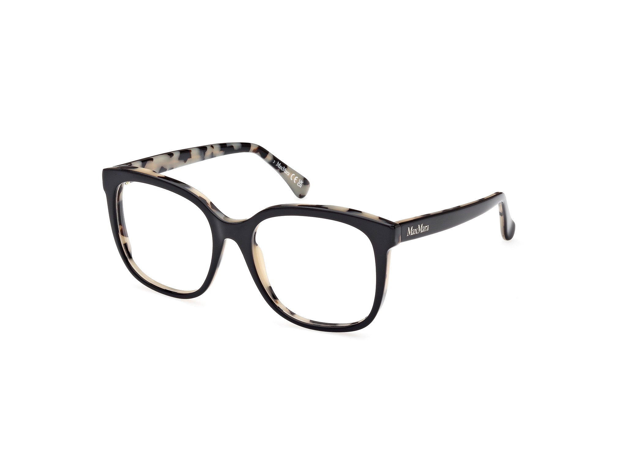 Max Mara Donna Mm5103 005 Montature Da Vista Acetato Nero  Squadrata Normale
