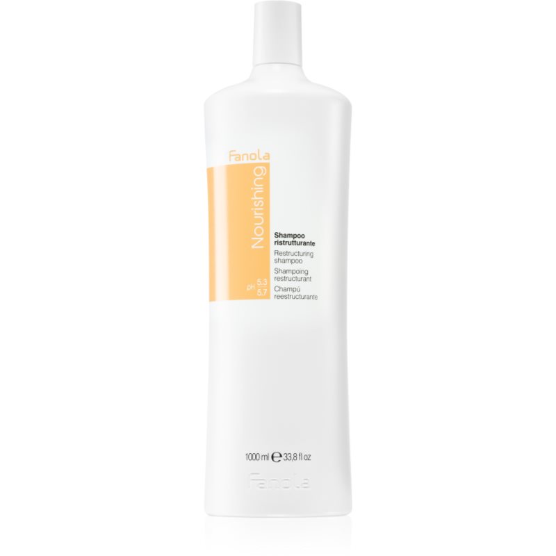Fanola Nourishing Shampoo Nutriente Per Capelli Rovinati E Secchi 1000 Ml