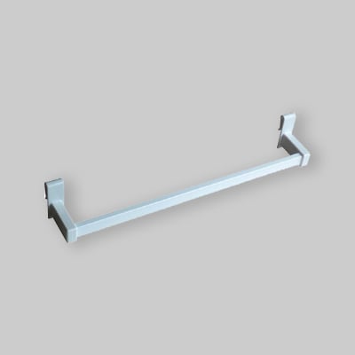 Portasciugamani per radiatori alluminio universale cm 42 bianco