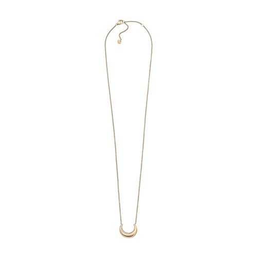 Skagen Collana Da Donna Kariana, Lunghezza: 609.6Mm+70Mm, Larghezza: 22Mm, Altezza: 18.8Mm Collana In Acciaio Inossidabile Dorato, Skj1614710