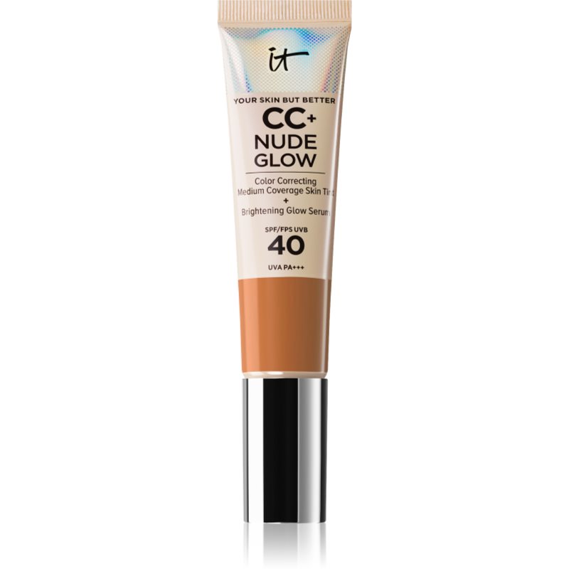 It Cosmetics Your Skin But Better Cc + Nude Glow Fondotinta Illuminante Spf 40 Colore Tan 32 Ml