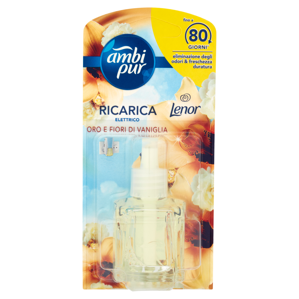 Ambi Pur Lenor Oro e Fiori Vaniglia Profumatore per Ambienti Elettrico 20 ml - -