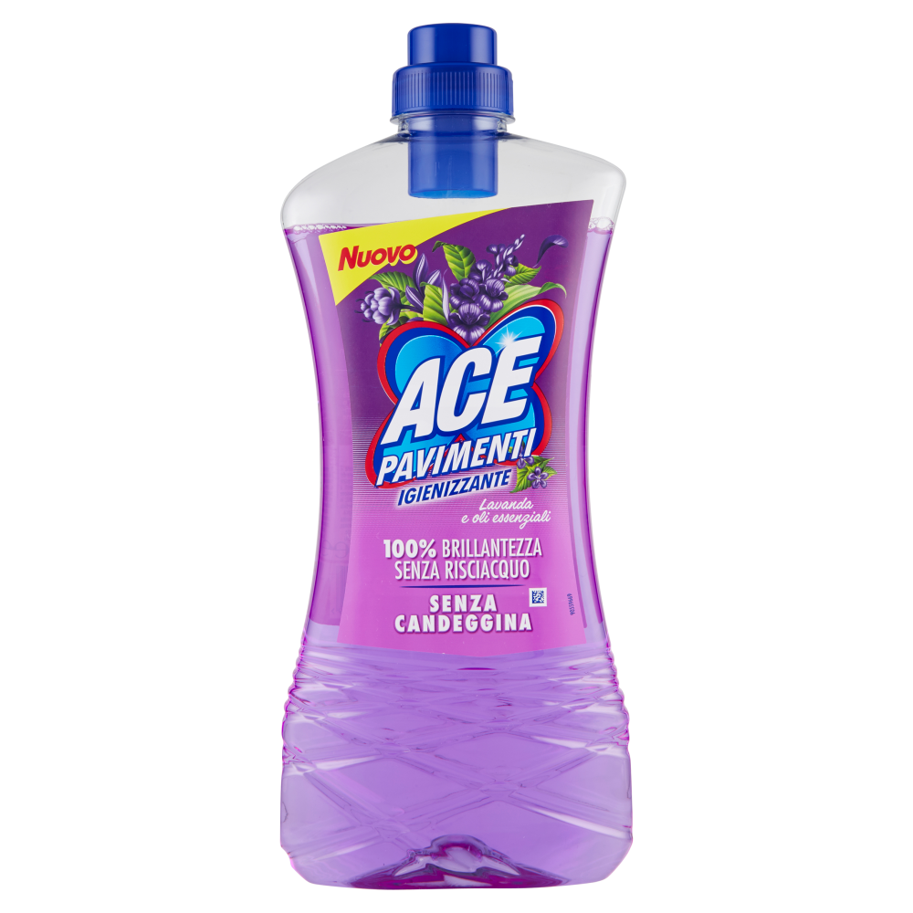 Ace Igienizzante Pavimenti Lavanda e Oli Essenziali 1000 ml - -