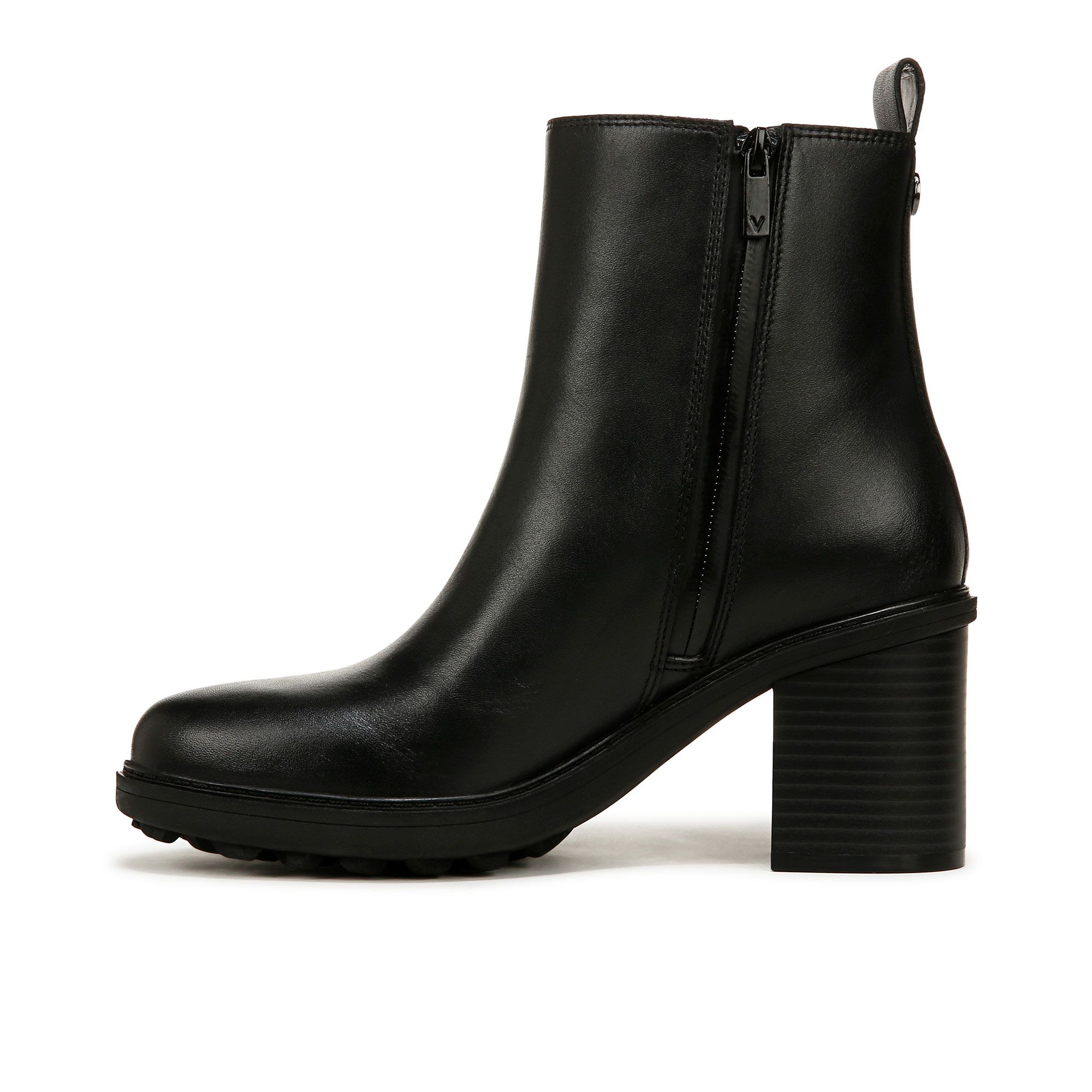 Vionic Stivaletti in pelle con zip e soletto tecnologia Vio-motion