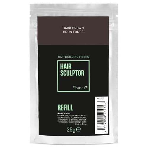 Recharge Fibre Hair Sculptor Brun Foncé Sibel 25G