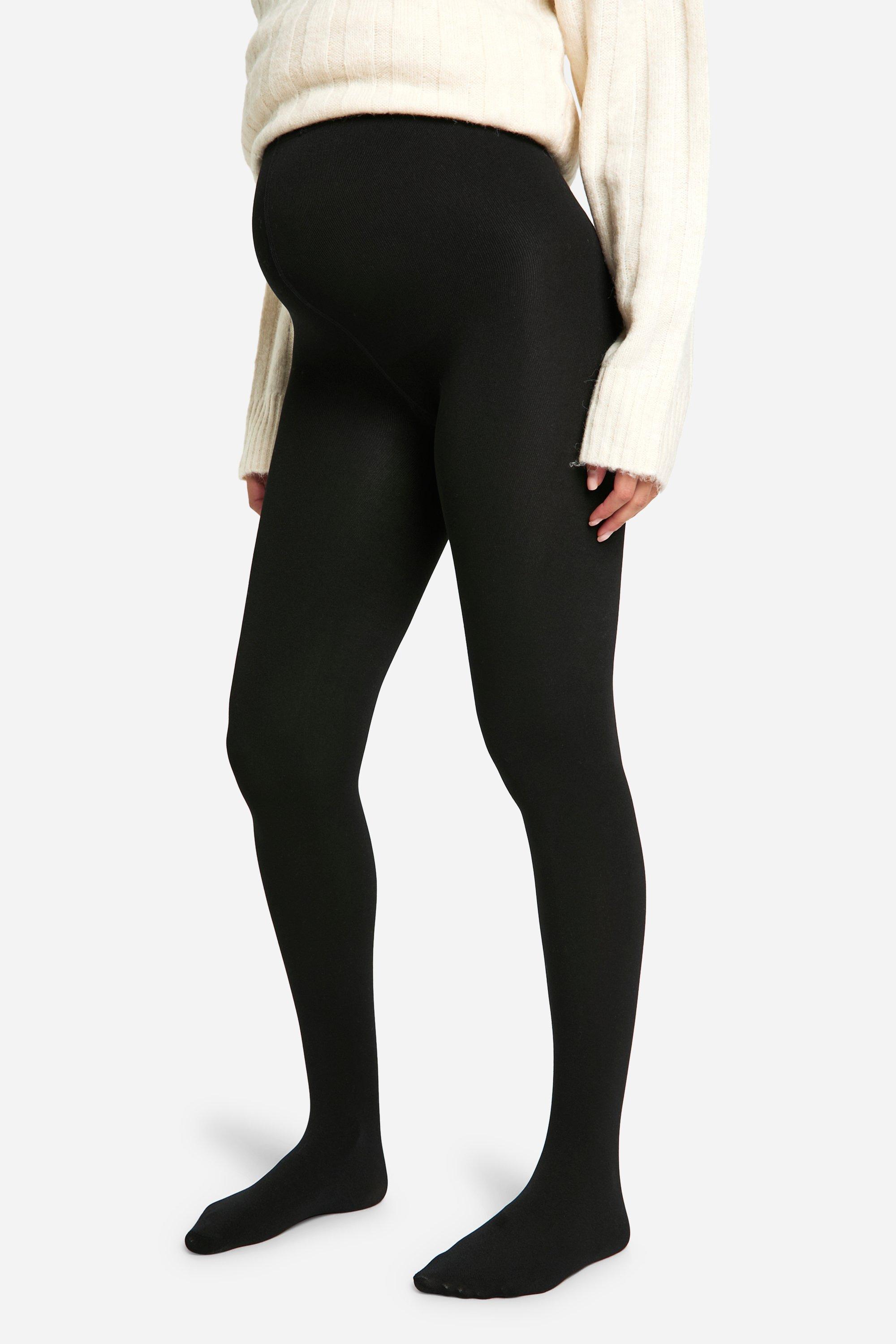 COLLANT MATERNITY 100 DENARI CON SUPPORTO URTO, Nero