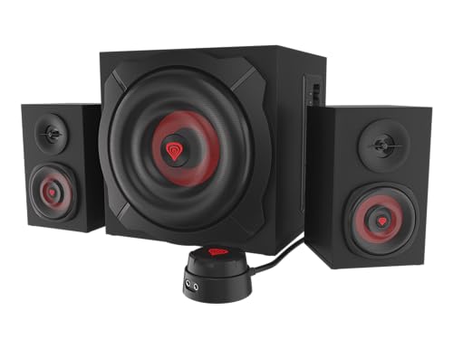Genesis Helium 610Bt 60 W Negro, Rojo 2.1 Canales
