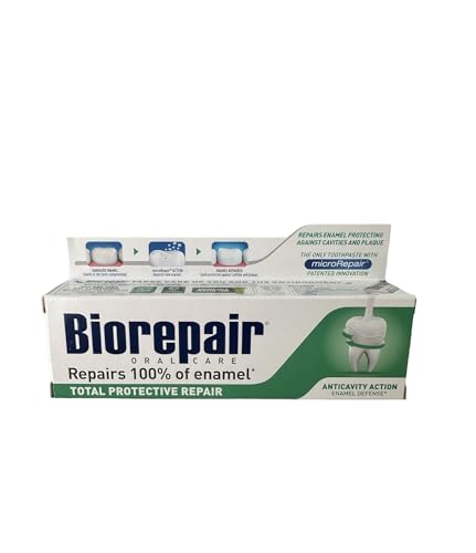 Biorepair Total Protection Toothpaste 75Ml Protect Enamel & Repair From Acid Erosion And Plaque Safe For Whole Family By Biorepair