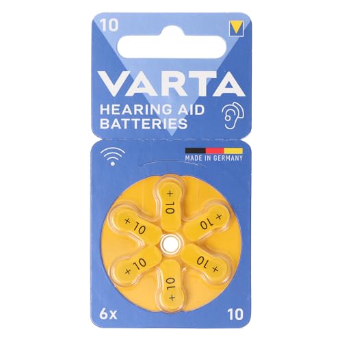 Varta 393576 Batterie A Bottone Per Apparecchi Acustici V10 6Pz
