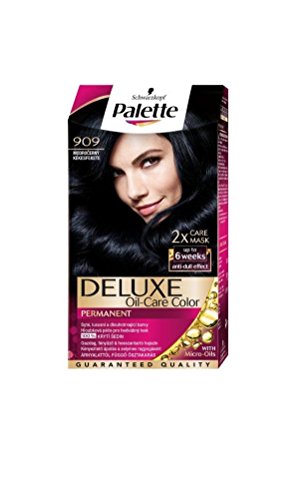 Palette Deluxe Intensive Oil Care Colour 909 Blue Black