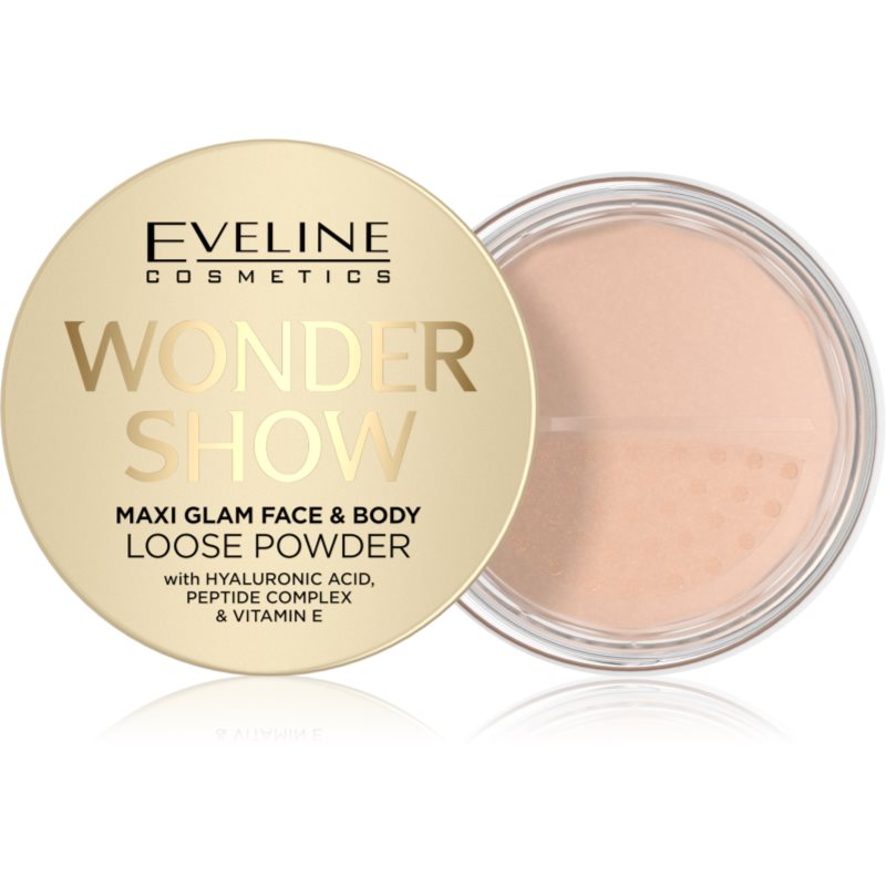 Eveline Cosmetics Wonder Show Cipria Illuminante In Polvere Per Viso E Corpo Maxi Glam 6 G