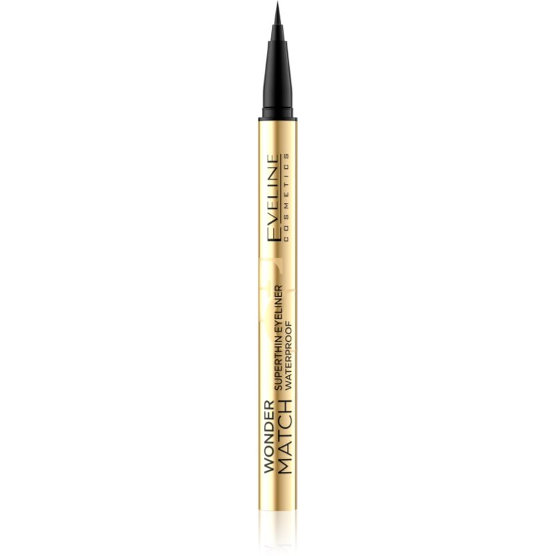Eveline Cosmetics Wonder Match Eyeliner Waterproof Colore Black 1 Pz