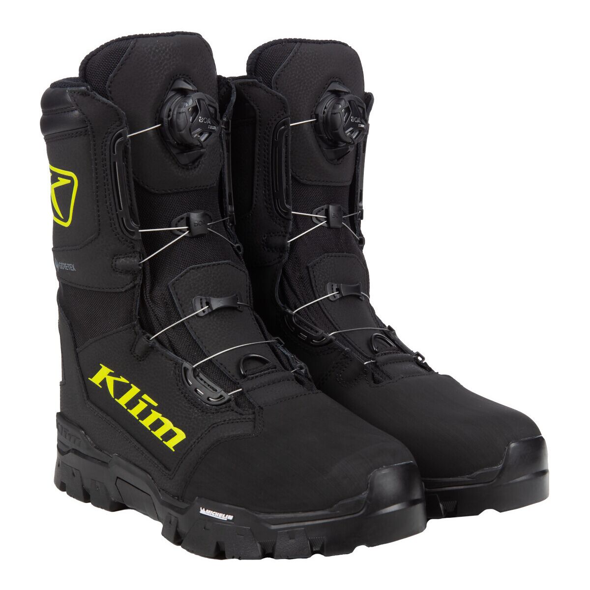 Klim Klutch Gtx Boa Snöskoter Stövlar 47 Svart Gul