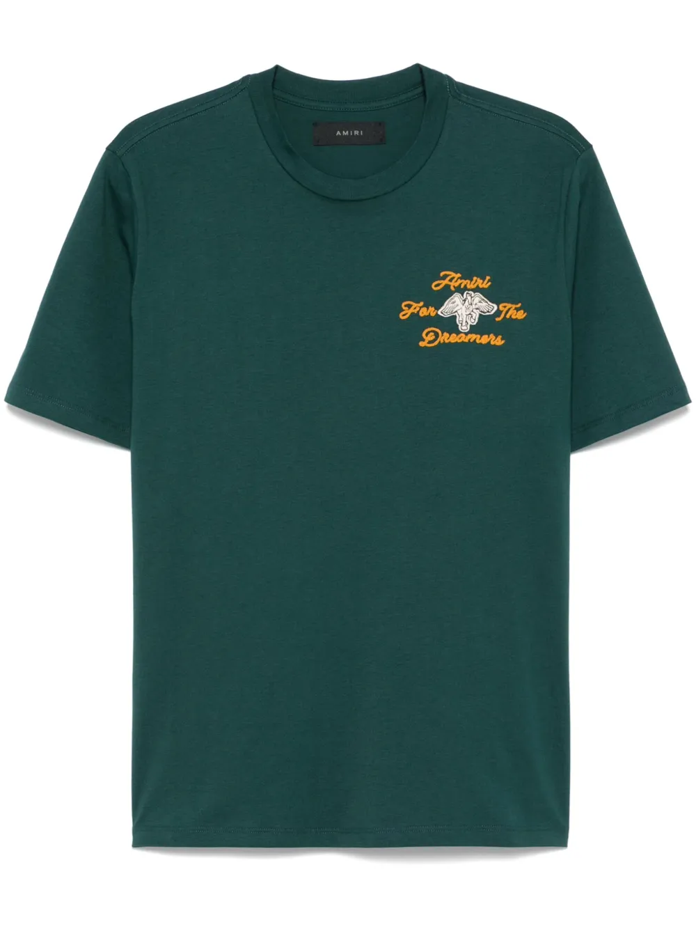 AMIRI T-shirt con logo ricamato - Verde