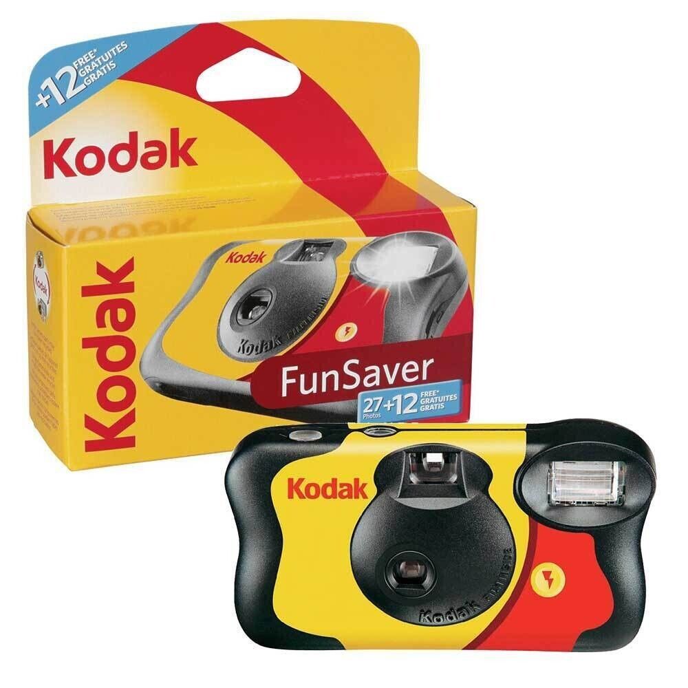 Kodak Fun Saver 27+12 photos Fotocamera Usa e getta con Flash (SPED. GRATUITA)