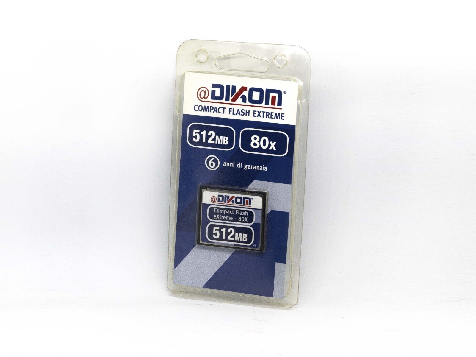 Scheda di memoria CF Compact Flash DIKOM Extreme 512MB 80X
