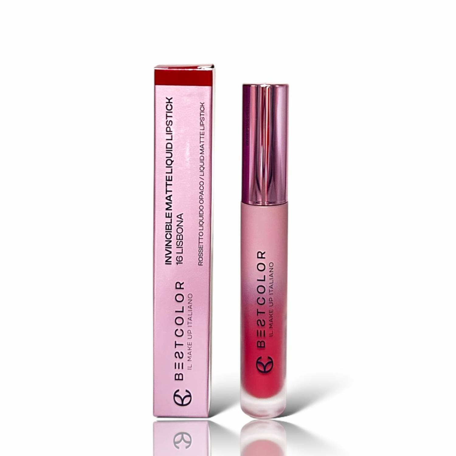 Best Color Invicible Matte Rossetto Liquido Opaco 16 Lisbona