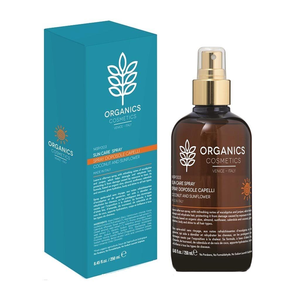 Organics Sun Care - Spray Doposole Capelli, 250ml