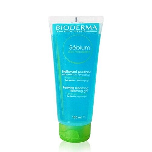 BIODERMA Sebium Gel Moussant Detergente Purificante, 100ml