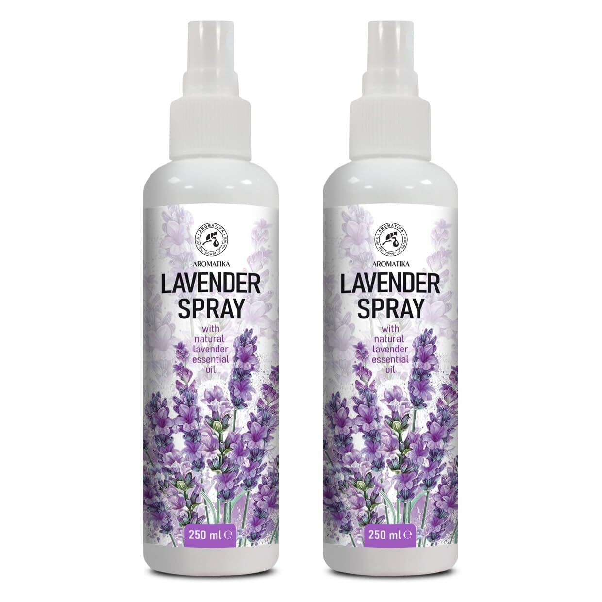 Spray Profumato Set Lavanda 2x250ml - Spray con Olio Essenziale di Lavanda - ...
