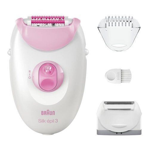 Epilatore Braun SILK EPIL 3 White e Pink SE3 031