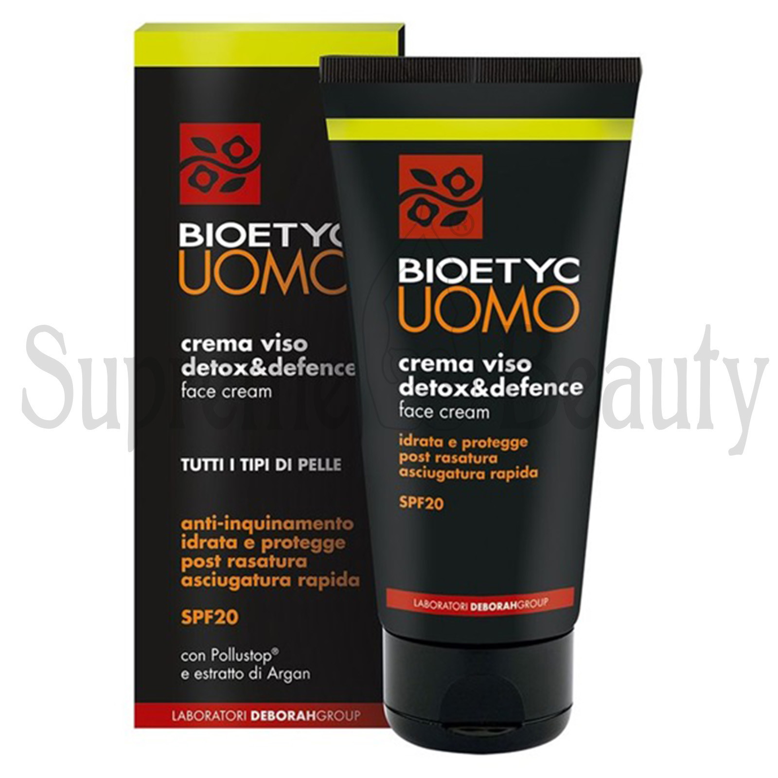 BIOETYC UOMO CREMA VISO DETOX & DEFENCE IDRATANTE PROTETTIVA POST RASATURA 50 ML