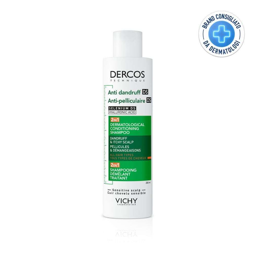 Vichy Dercos - DS Trattamento Antiforfora 2in1 Shampoo + Balsamo, 200ml