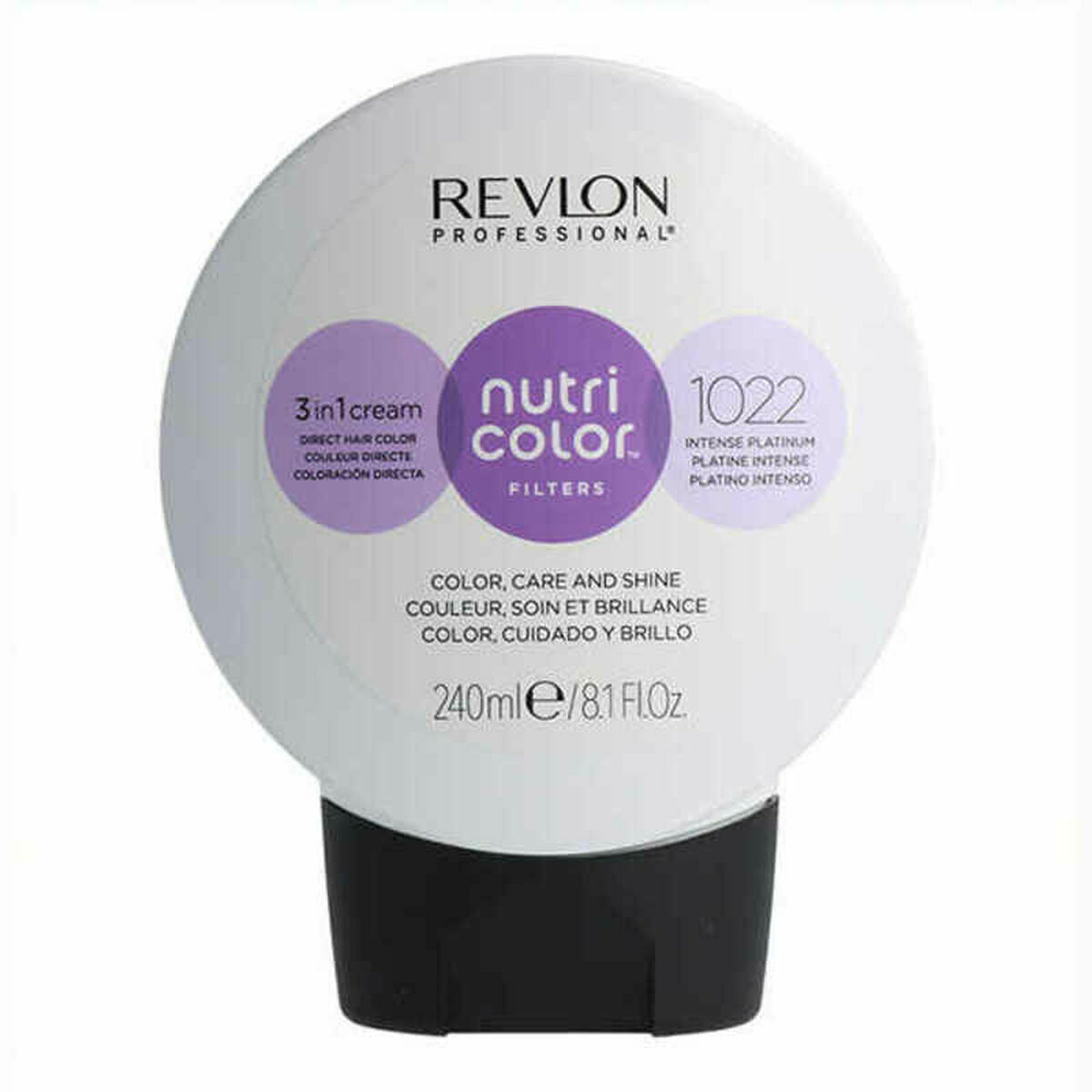 Tintura Permanente Revlon Nutri Color Nº 1022 Intense Platinum 240 ml