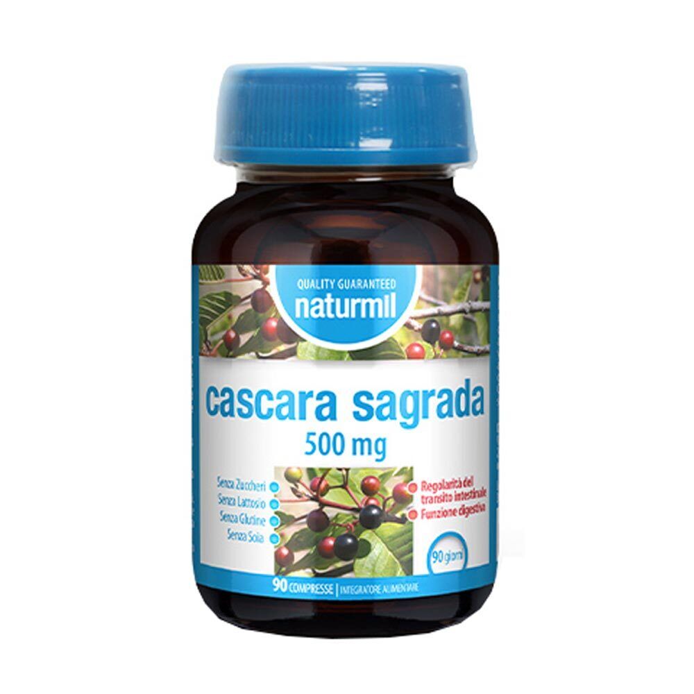 Dietmed Naturmil - Cascara Sagrada 500mg Integratore, 90 Compresse