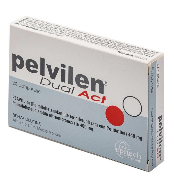 Pelvilen Dual Act Integratore Dolore Pelvico 20 Compresse