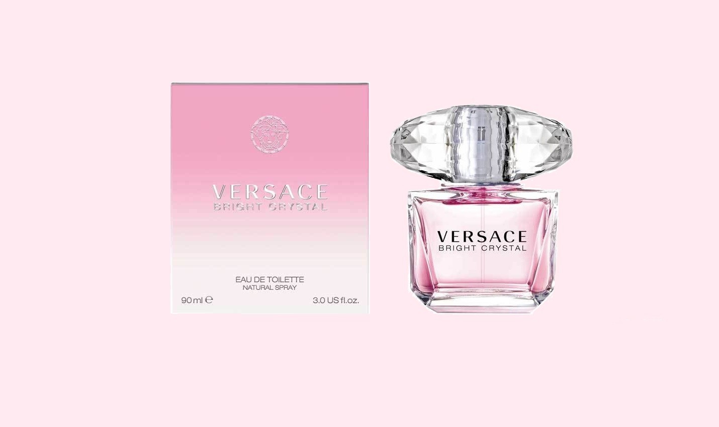 Versace Bright Crystal Eau De Toilette 90 Ml Spray Naturale Sigillato Originale