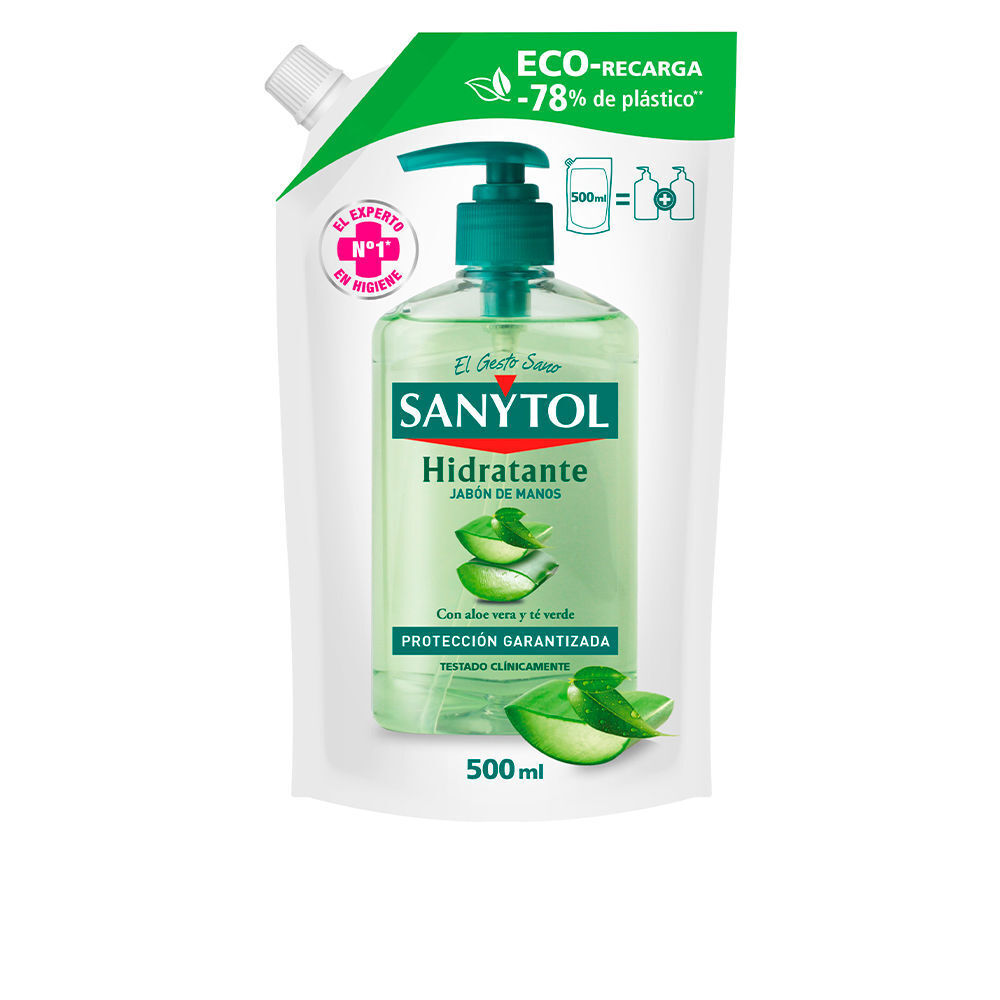 Igiene Sanytol unisex SANYTOL RECAMBIO jabón antibacteriano hidratante 500 ml